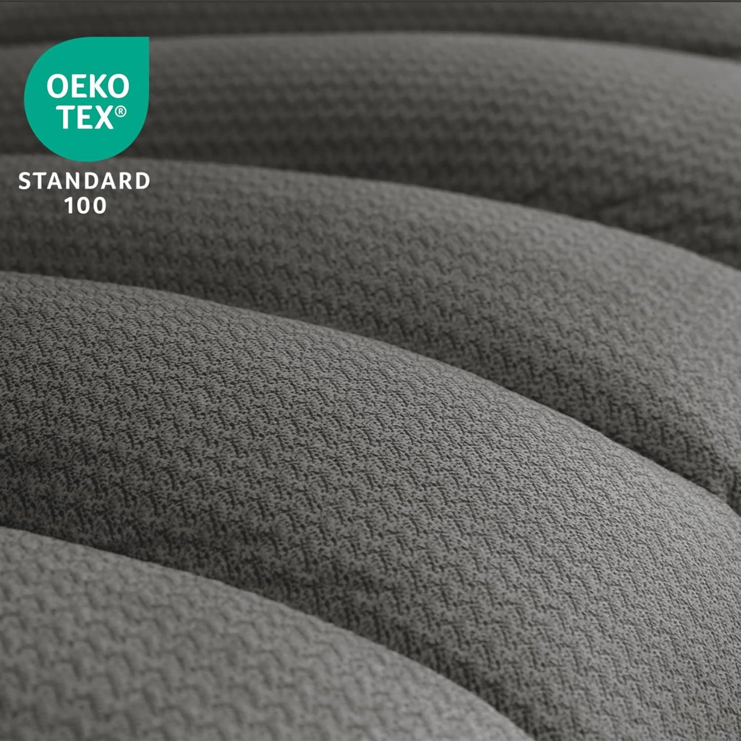 55.9" Zero Gravity Power Loveseat Recliner with Heat and Vibration Massage, Reclining Loveseat Sofa with USB Ports, Cup Holders for Living Room, Fabric PR648SET (Grey)