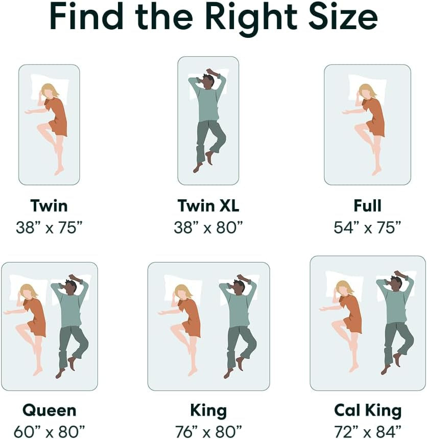 Classic 12” Twin XL Mattress - Medium Firm - Contouring Memory Foam - Cooling Top Layer - Back Pain Relief - Mattress in a Box - 365-Night Trial & Forever Warranty