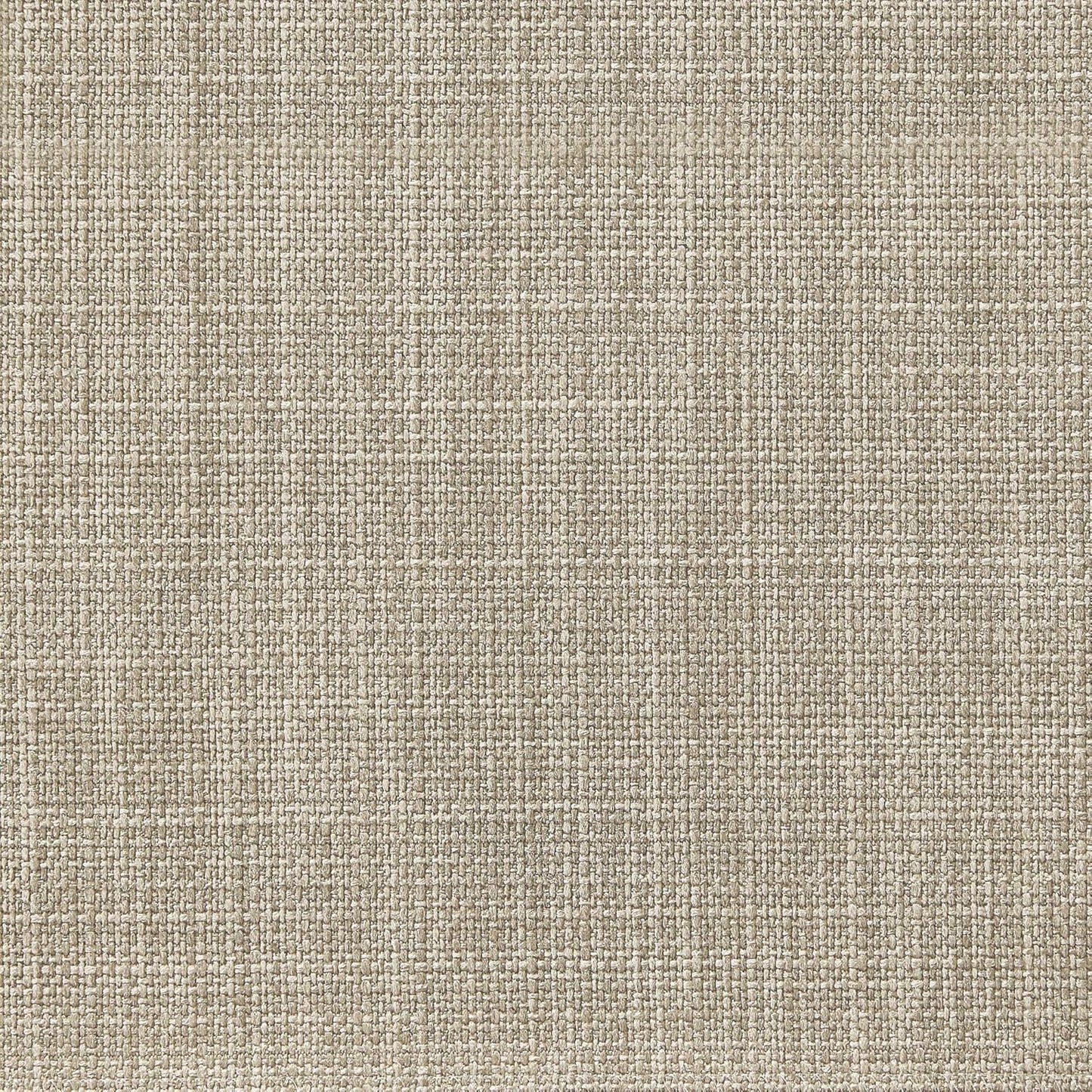 round Linen Ottoman with Storage, Tufted Upholstered Footstool for Living Room and Bedroom, 20" X 17", Linen Burlap Beige