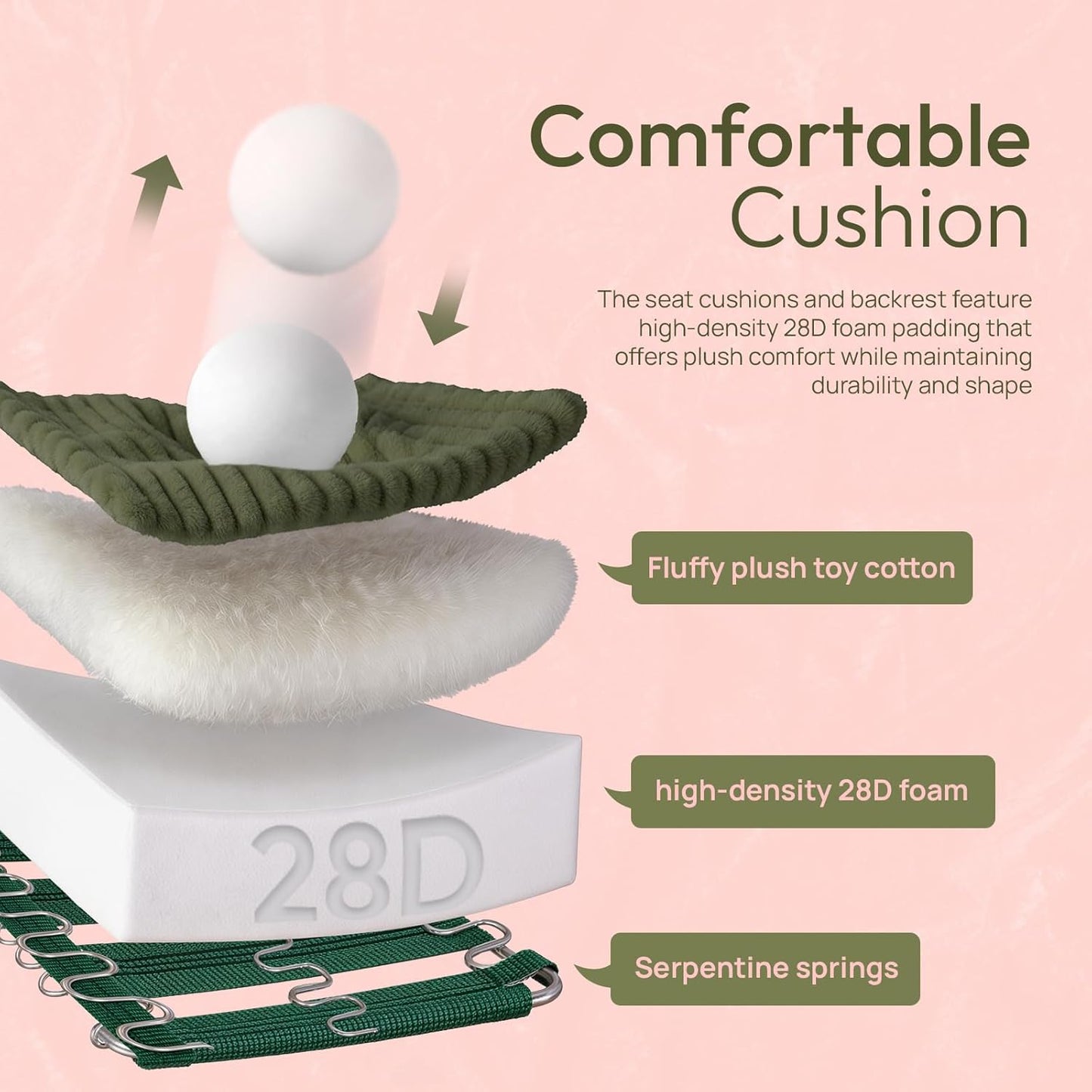 Green Futon Sofa Bed Convertible Loveseat Sleeper Sofa Couch, Corduroy Pullout Sofa Fold Out Couch Bed with USB Ports, Cup Holders, Armrest for Living Room, Bedroom Apartment Room | Lveseat Sleeper