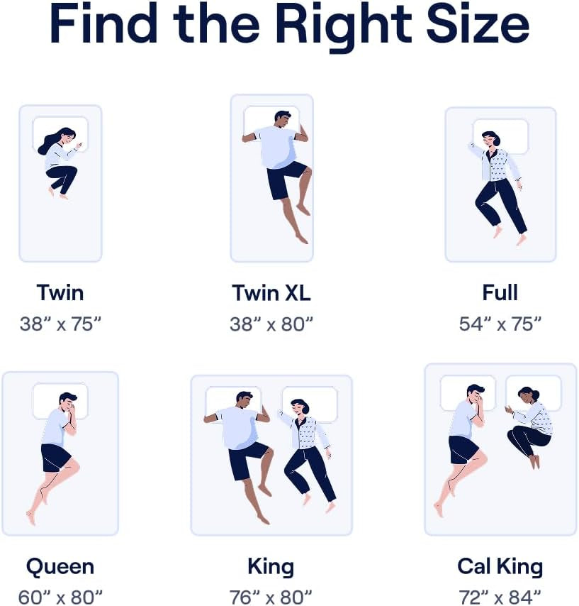 Ultra 15“ King Mattress - Medium Firm - Cooling Fibers & Temperature Regulating Material - Back Pain Relief - Zoned Ergonomic Support Layer - 365-Night Mattress Trial