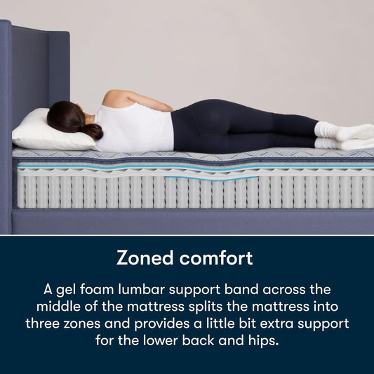 Five Star Mattress Tranquility 12-Inch Firm– King– Zoned Support, Pressure Relief, Cooling– Bed-In-A-Box – Ideal for Back & Stomach Sleepers – 100 Night Trial, 10-Year Limited Warranty