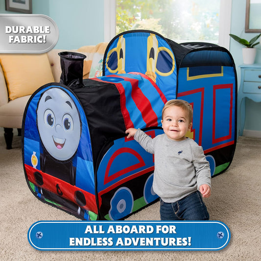 Thomas the Train Pop up Tent – Extra Large Indoor Playhouse for Kids | Folds for Easy Storage | Thomas and Friends Toys | Pretend Play for Ages 3+ –