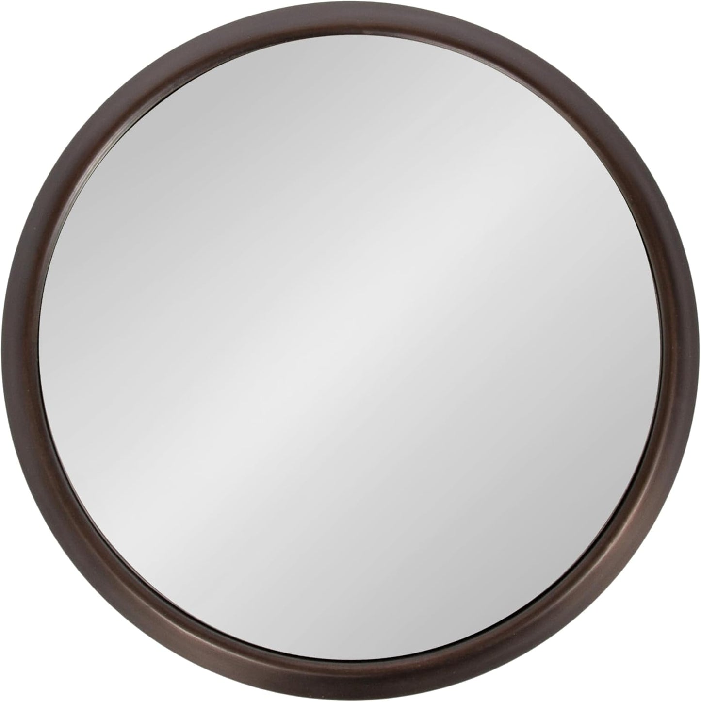 Sanzo Modern Pedestal Drink Table; 10 X 10 X 23; Antique Bronze; Decorative End Table with Mirrored Tabletop for Use as Small Plant Stand or Cute Martini Table