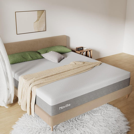 King Size Mattress, 12 Inch Gel Memory Foam King Mattress for Cool Night & Pressure Relief, Medium Plush Feel with Motion Isolating, Bliss