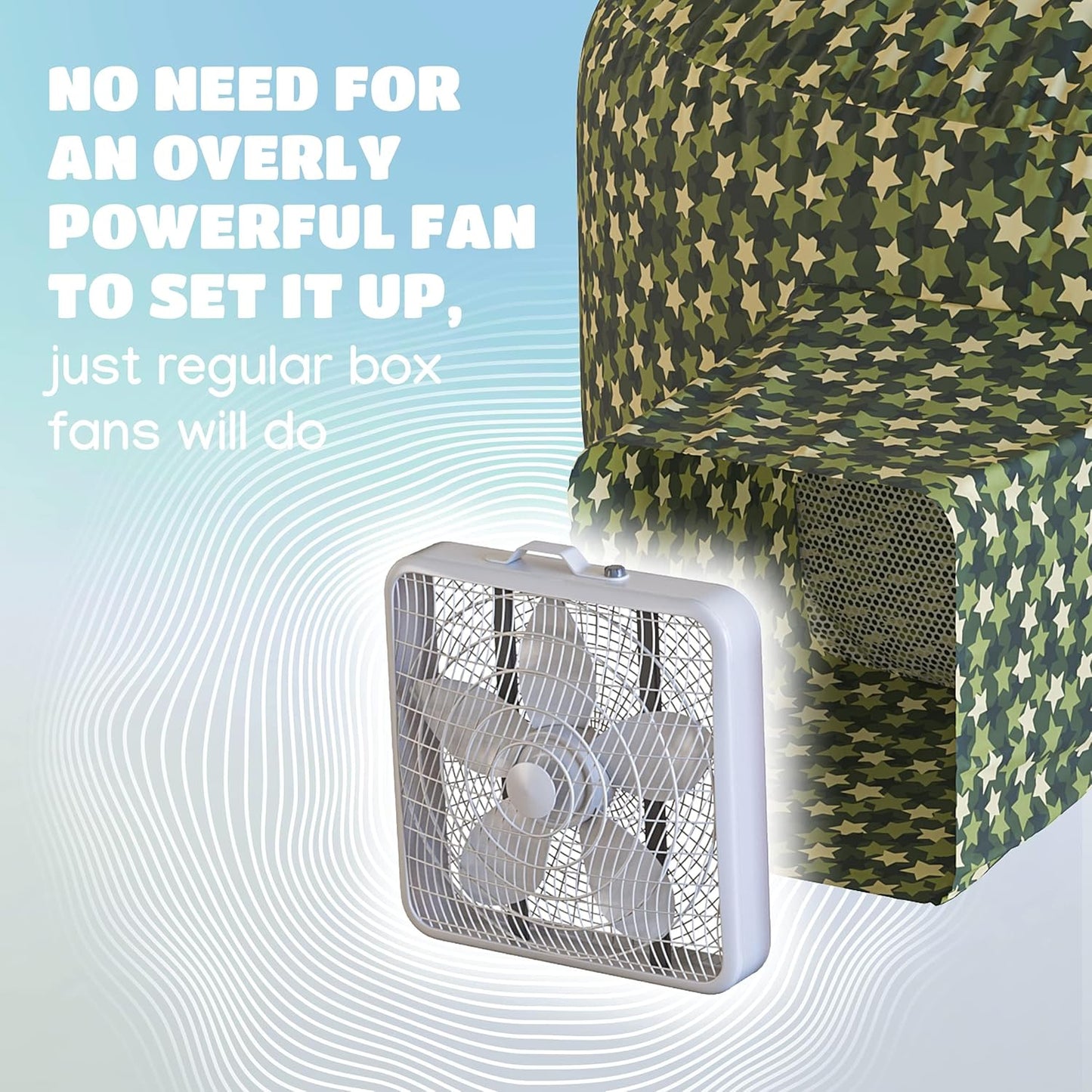 Air Tent for Kids (77” X 50”) Builds in 30 Sec, Toddler Tents Indoor for Imaginative Play, Spacious Kids Forts Indoor Playhouse for Boys & Girls Ages 3-14 (Fan Not Incl) (Forest Fort)