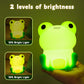Cute Frog Night Light for Kid, Squishy Animal Silicone Lamp, Rechargeable Portable and Dimmable Touch Control, Best Bedroom Bedside Decor Christmas Birthday Gift for Boy Girl Toddler