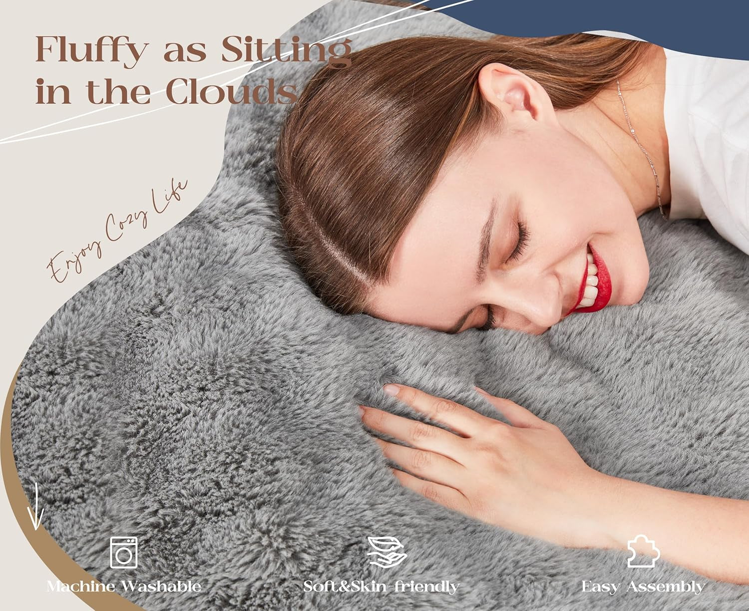 Sofa Couch Foam Sofa for Small Spaces Comfy Sofas with Footrest Couch Recliner Small Sofas for Living Room, Bedroom, Apartment (Grey)