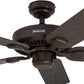Ceiling Fans Belmar 52 Inch Ceiling Fan without Light, Outdoor Ceiling Fan with Pull Chain, Tri-Mount Traditional 5 Blade Design, ETL Wet Rated, Bronze (50199-01)