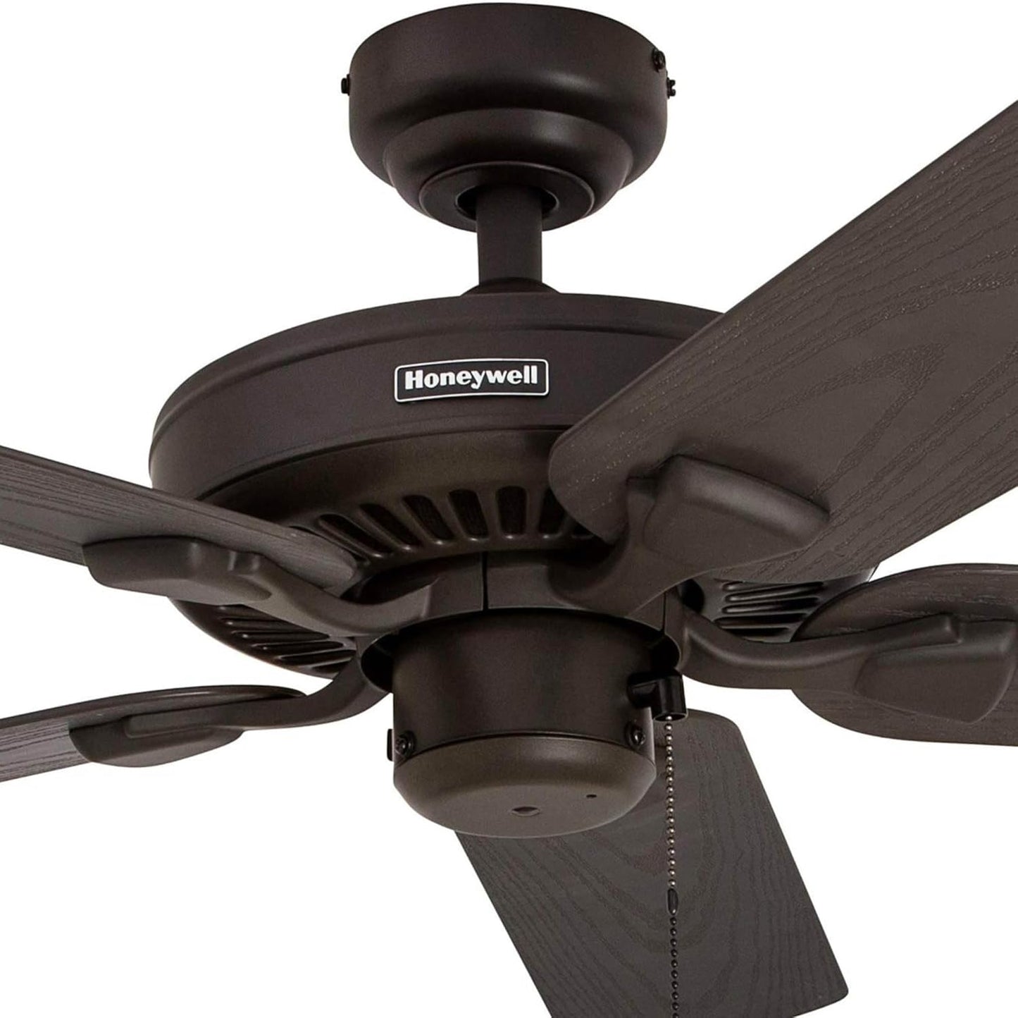 Ceiling Fans Belmar 52 Inch Ceiling Fan without Light, Outdoor Ceiling Fan with Pull Chain, Tri-Mount Traditional 5 Blade Design, ETL Wet Rated, Bronze (50199-01)