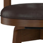 Presque Isle Swivel Stool, Counter Height, Cherry