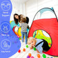 4 in 1: Play Tent with Crawling Tunnel, Partial Ball Pit, and Playhouse - Children'S Baby Tent with Bag, Multi-Coloured B