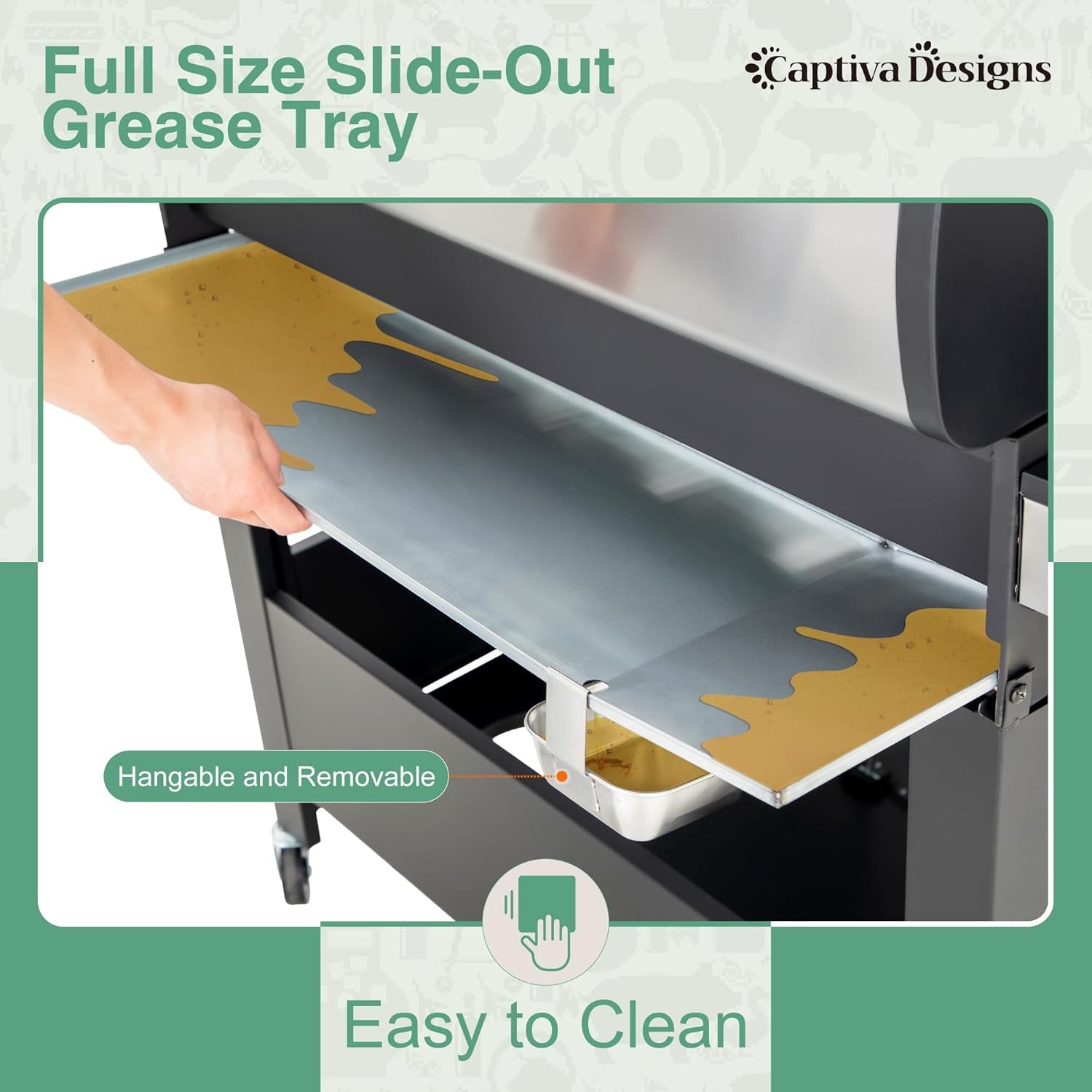 6-Burner Propane Gas BBQ Grill with Side Burner & Porcelain-Enameled Cast Iron Grate for Outdoor Kitchen & Backyard Barbecue, 65,800 BTU Output,665 SQ.IN. Cooking Area,Stainless Steel