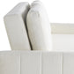 Galway 66.5" Convertile Sleeper Loveseat, Full Size, Dreamcoil Comfort, Fingerguard Pinch Point Protection, oucle Faric, Ivory