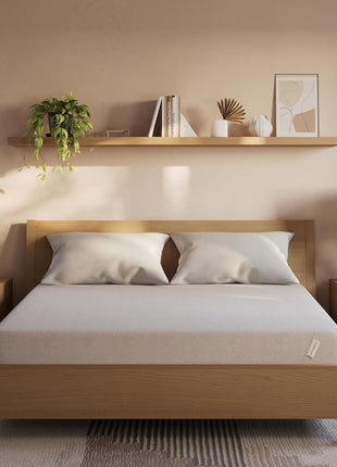 Kin 8-Inch Firm Full Adaptive Foam Mattress with Cooling Pressure Relief and Balanced Support, 100-Night Trial, Fiberglass-Free, CertiPUR-US Certified, 10-Year Limited Warranty