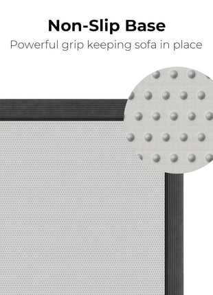 Loveseat Sofa in a Box - 78" Modern Upholstered Corduroy Couch with Deep 30" Seat, Dark Grey, Ideal for Living Room and Home Office, No Assembly Required