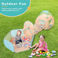 3 in 1 Kids Play Tent with Baby Ball Pit and Play Tunnel, Toddler Climbing Toys for Boys, Girls, Babies, Indoor Outdoor Pop up Playhouse Tunnel Toys (Balls NOT Included)