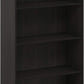 PASIR Book Shelf, 4-Tier Bookshelf, Bookcase with Open Shelf, 9.4 X 23.6 X 41.7, for Living Room, Bedroom, Home Office, Espresso