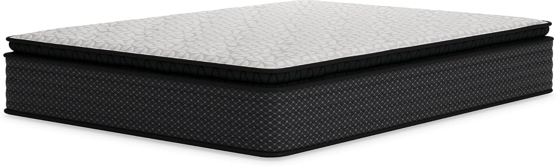 Limited Edition Pillow Top 13 " Pillow Top Hybrid Mattress with Gel Memory Foam, Edge Support for Cool Sleep and Pressure Relief, Queen, Fiberglass Free, Mattress in a Box