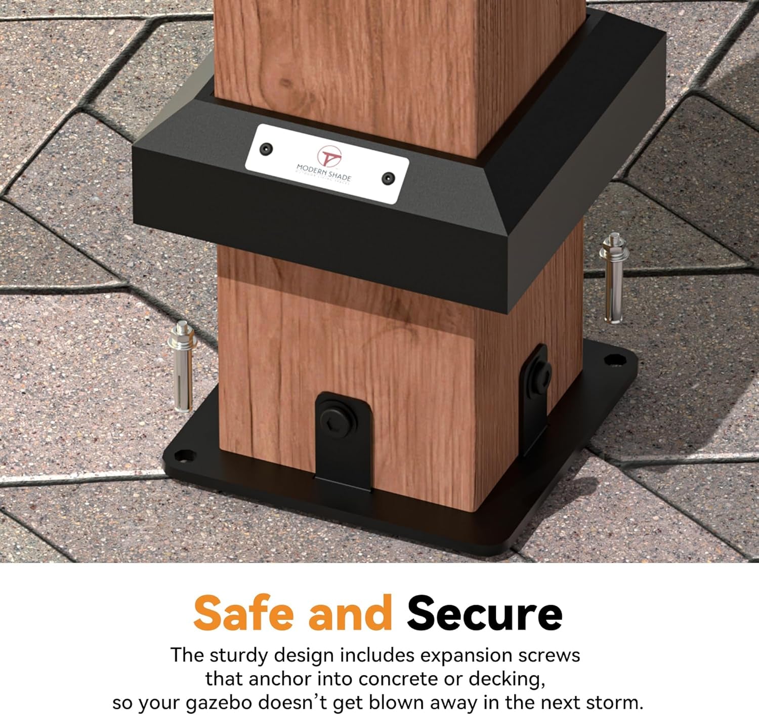 Modern Shade Rosewood Wood Gazebo 12' X 16', Cedar Framed Grill Gazebo with Double Galvanized Steel Roof, Permanent Hardtop Pavilion with Sturdy Hooks for Garden, Backyard, Patio, and Deck