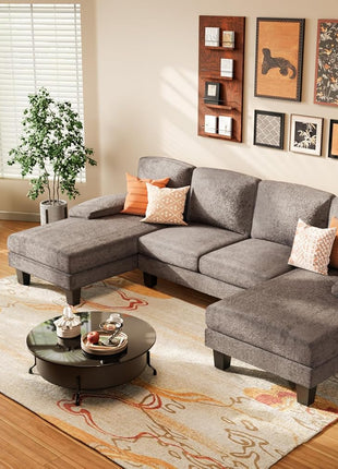 Modern Cloud U-Shaped Sectional Sofa – Ideal for Compact Living Spaces