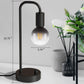 Industrial Table Lamp for Bedroom, Fully Dimmable Modern Bedside Lamps with 2700K Warm Light Bulb for Kids Reading, Minimalist Nightstand Lamps for Living Room, Office (Bulb Included)