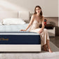 Full Mattress 12 Inch, Full Size Hybrid Mattress in a Box, Medium Firm Cooling Memory Foam Bed Mattresses with Individual Pocket Springs, Breathable, Fiberglass-Free, Certipur-Us
