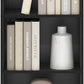 LUDER Book Shelf, 5-Cube Bookshelf, Bookcase with Open Shelf, 9.4 X 15.8 X 52, for Living Room, Bedroom, Home Office, Blackwood