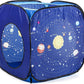 3Pc Space Astronaut Pop up Play Tents with Tunnels for Kids, Boys, Girls, Babies and Toddlers, Indoor/Outdoor Playhouse –Stem Inspired Design W/Solar System & Planet