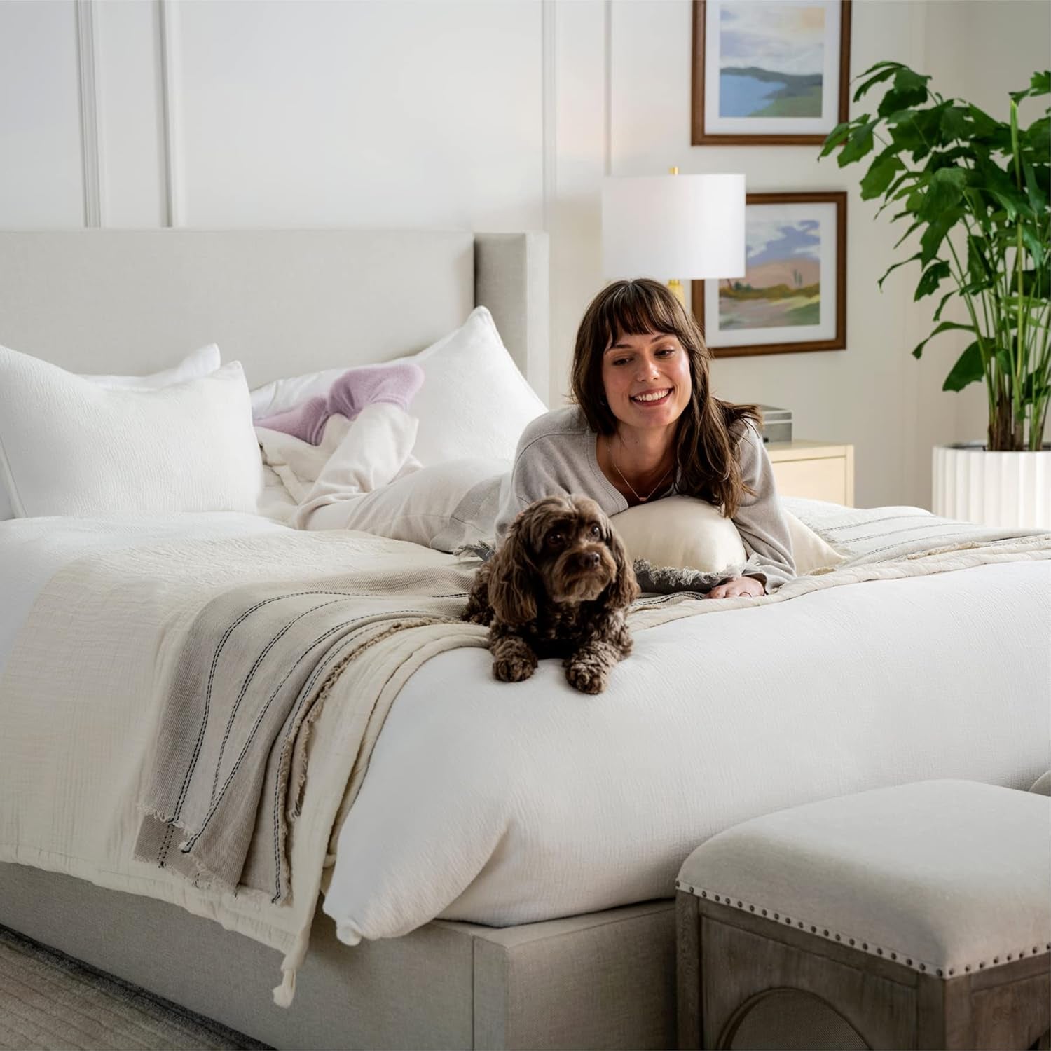 Restore Mattress (Firm) – Split King, Gelflex Grid, Better than Memory Foam, Temperature Neutral, Responsiveness, Breathability, Made in USA