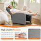 Recliner Chair Fabric Recliner Sofa No Massage, Home Theater Seating with Lumbar Support, Adjustable Push Back Overstuffed High-Density Sponge Reclining for Living Room, Slate Gray
