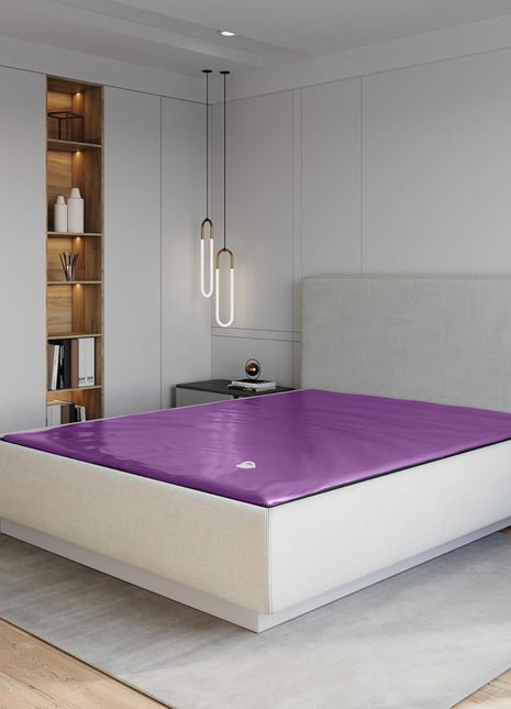 Blue Magic Waveless 95% Hardside Water Bed Mattress - California King, Enhanced with Five Wave-Reducing Fiber Layers and Reinforced Bladder Corners in 18Ml Smooth Vinyl