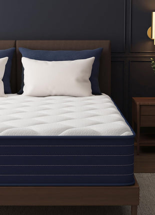 12-Inch Queen Mattress with Pocket Springs and Memory Foam, Medium Firmness, Motion Isolation, CertiPUR-US Certified, Conveniently Delivered in a Box