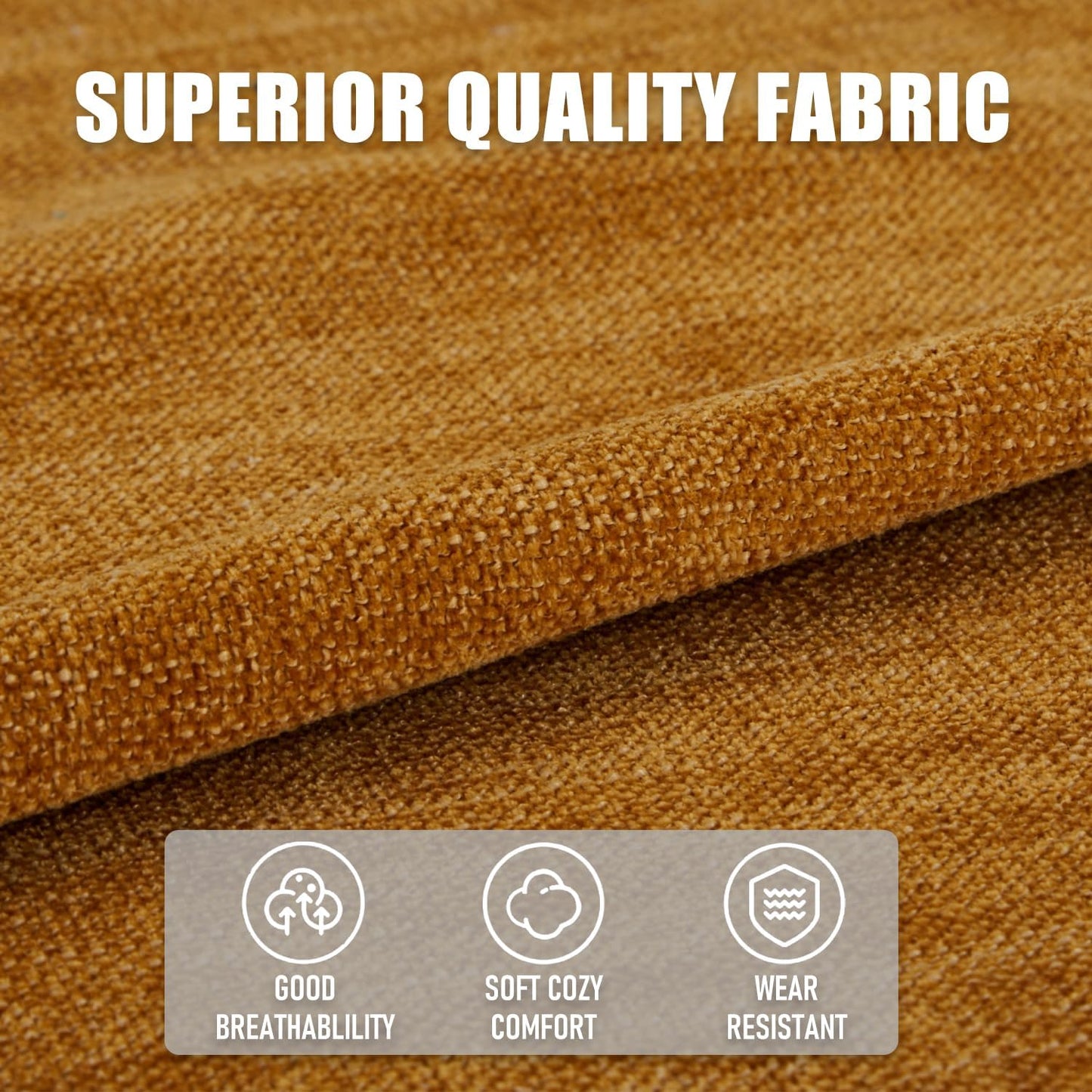 3 in 1 Sleeper Chair Bed, Foldable Convertible Chair with Armrest, Thickened Cushion and Sponge, OTE Fabric, Adjustable Backrest Upholstered Accent Sofa for Apartment/Bedroom/Office - Orange Brown