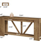 70.9" Extra Long Entryway Table, Farmhouse Wood Console Tables with Storage Shelf, Modern Rustic Sofa Foyer Tables for Entryway, behind Couch, Living Room, Entrance, Brown