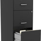 Nusparc 3 Drawer Locking Filing Cabinet | Pre-Assembled Steel Construction | Space-Saving Design Is Perfect for Home and Small Office | Letter-Size | Assembled in North America