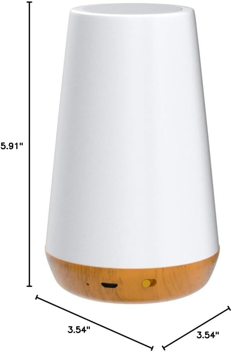 Night Light, Dimmable Touch Lamp for Bedroom, Portable Table Bedside Lamp, 5 Brightness 13 RGB Colors, Night Lights for Baby Nursery Bathroom