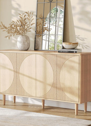 59-Inch Modern Buffet Cabinet with Storage for Living and Dining Rooms