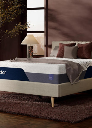 Luxe 14-Inch Queen Mattress - Medium Firm Contouring Memory Foam with Cooling Technology - Back Pain Relief and Responsive Support - Mattress in a Box - 365-Night Trial and Lifetime Warranty