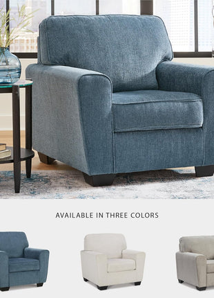 Cashton Contemporary Upholstered Chair in Blue by Signature Design by Ashley