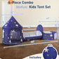 3PC Kids Play Tent with Tunnel and Ball Pit, Pop up Play Tents for Toddlers, Space World Playhouse for Indoor & Outdoor Use, Starry Sky Tent with Carry Bag, Ideal Gifts for Boys & Girls
