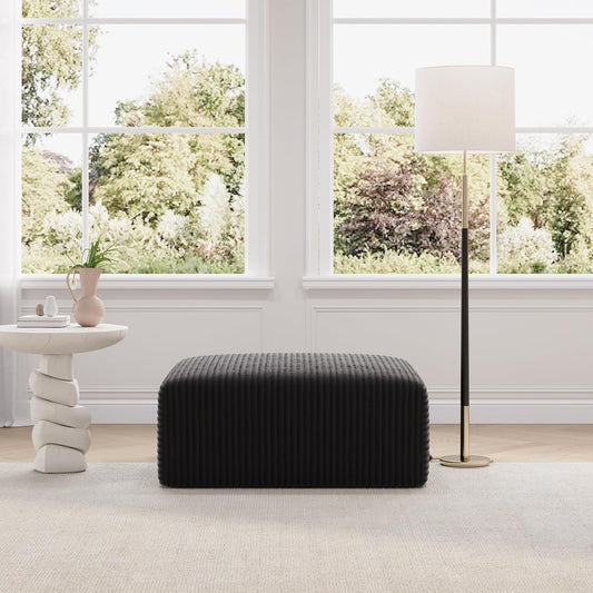 Modular Sectional Sofa, Modern Cloud Sectional Couch with Smarts Coil™ Support, Upholstered Boneless Couch for Living Room Apartments Bedroom, No Assembly Required (Ottoman)