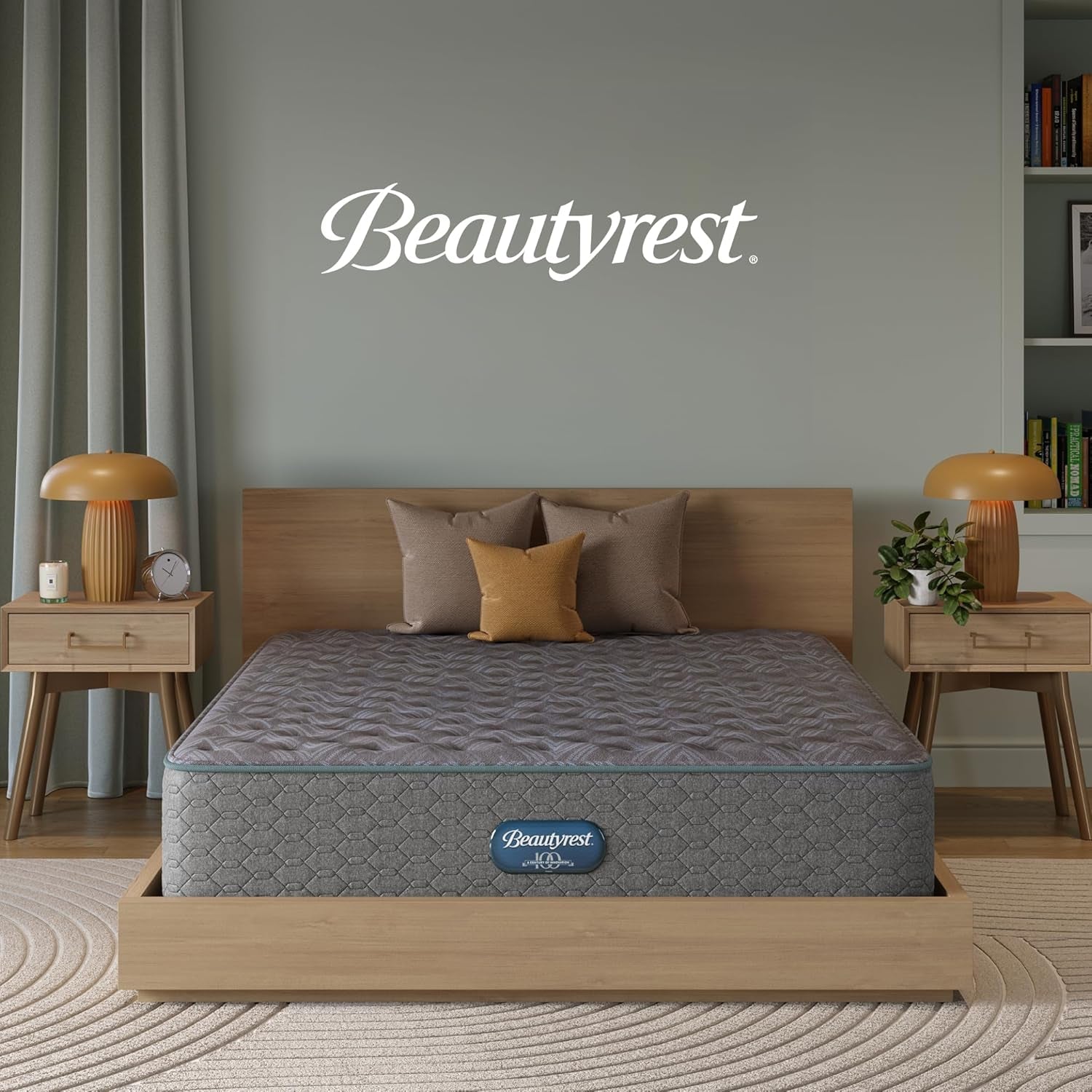 Prime Dream Firm 13" Mattress - Queen - Durable Pocketed Coil, Support, Pressure Relief, Cooling, Motion Separation; 100 Night Sleep Trial and 10 Year Warranty