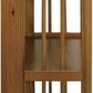3-Shelf Stackable 27.5" Wide-Chestnut Fold Bookcase