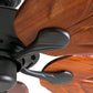 Ceiling Fans Willow View, 52 Inch Tropical Indoor Ceiling Fan with No Light, Pull Chain, Three Mounting Options, Hand Carved Wooden Leaf Blades - 50501-01 (Bronze)
