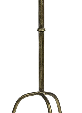 Antique Brass Metal Martini Cocktail Table