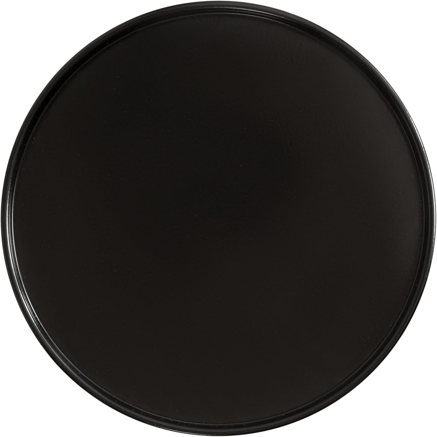 Frisk Modern round Drink Table; 8 X 8 X 23; Black; Metal Martini Table with Pedestal Table Design for Use as Small Indoor Plant Stand or Outdoor Patio Accent Table