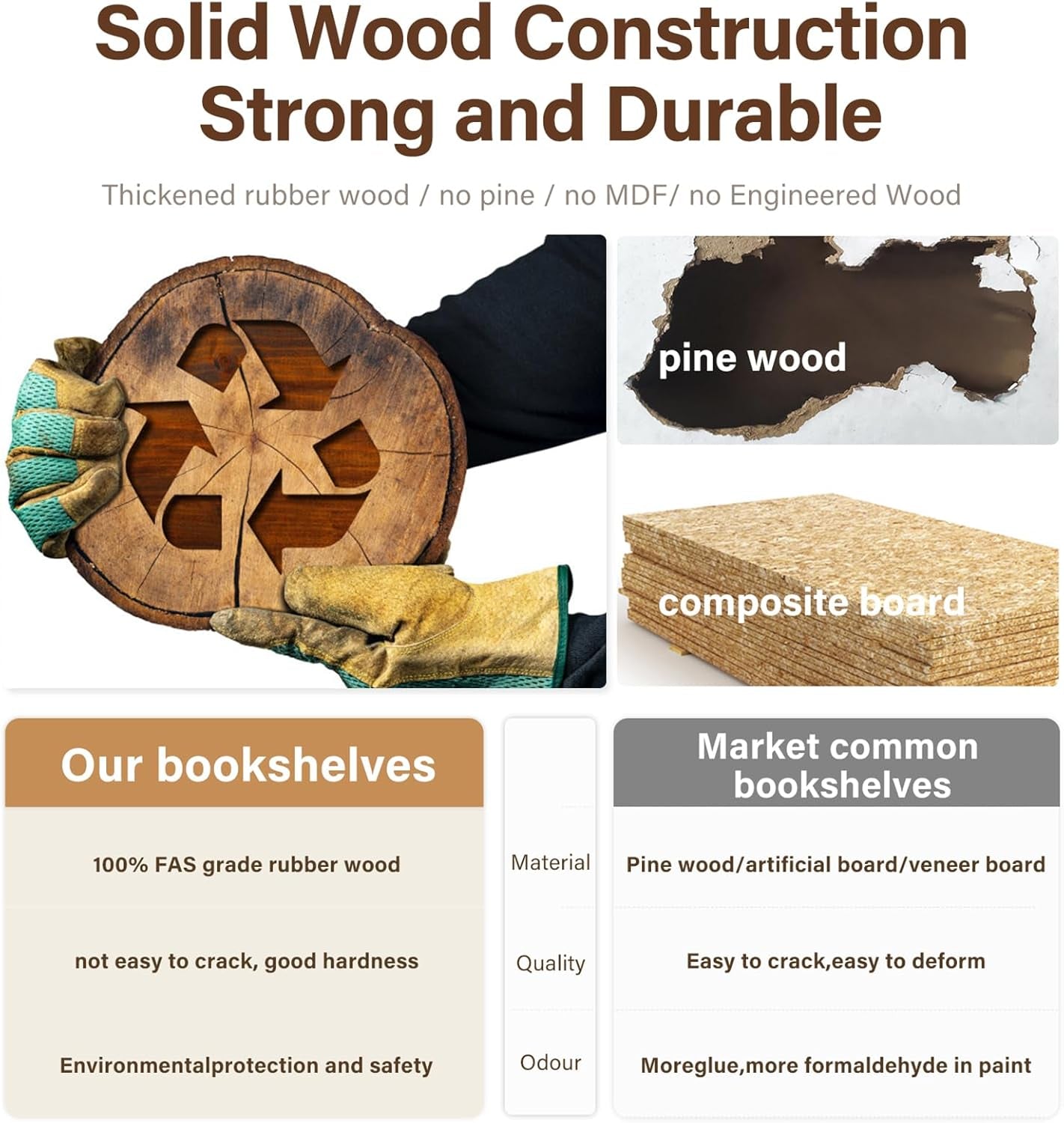 Solid Wood Bookcase 4-Tire with Tempered Glass Flip-Up Doors,60Hx13.7Dx32W Bookshelves Finish Cube Storage Organizer,Bookshelf Versatile Pantry Cabinet for Living Room Home Office