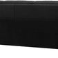 Lifestyle Solutions Harrington Sofa Upholstered Microfiber Fabric Curved Arms, Black