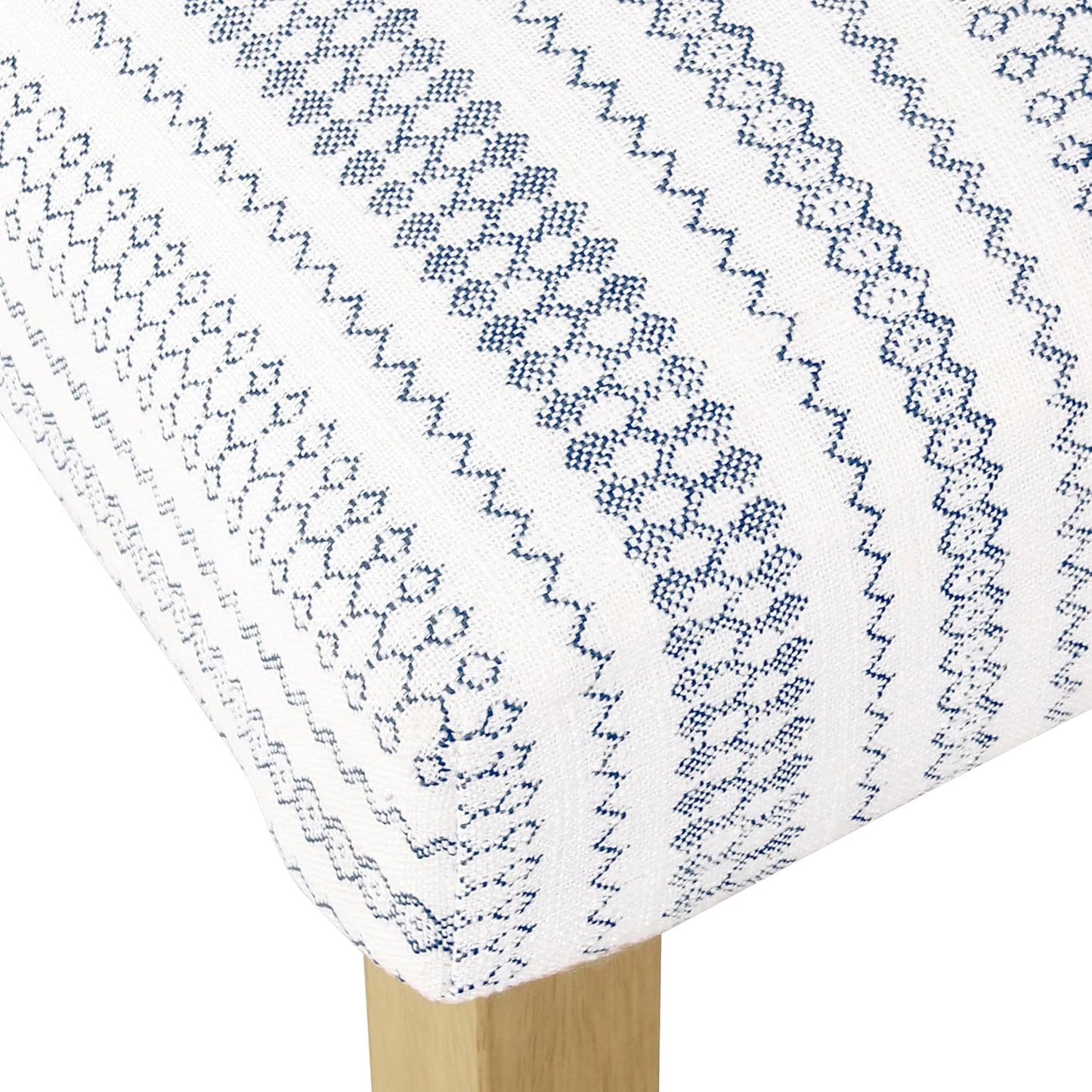 Classic Parsons Dining Chair -Blue Farmhouse Stripe (Set of 2)